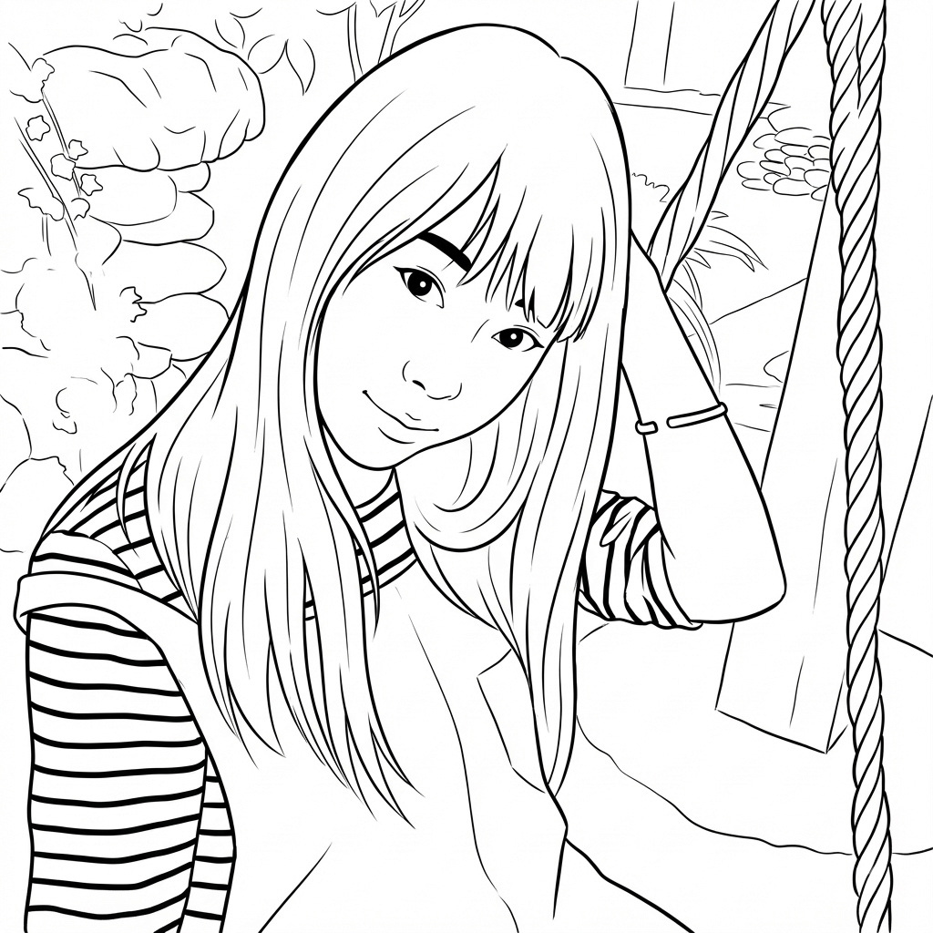 Cartoon Line Art