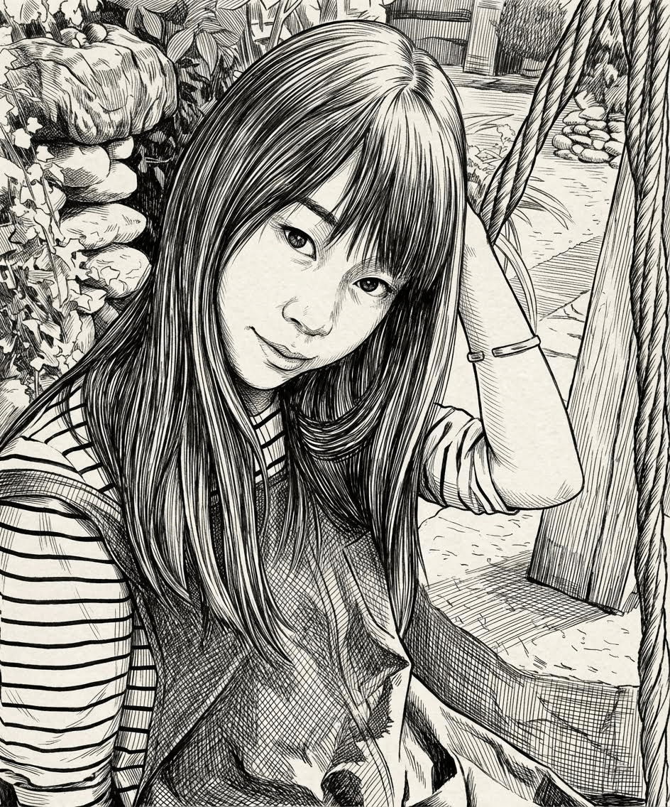 Hatching Line Art example